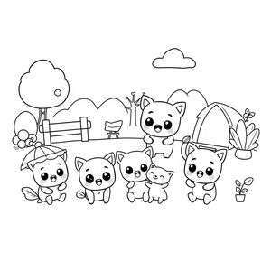 Libro para Colorear de Bluey