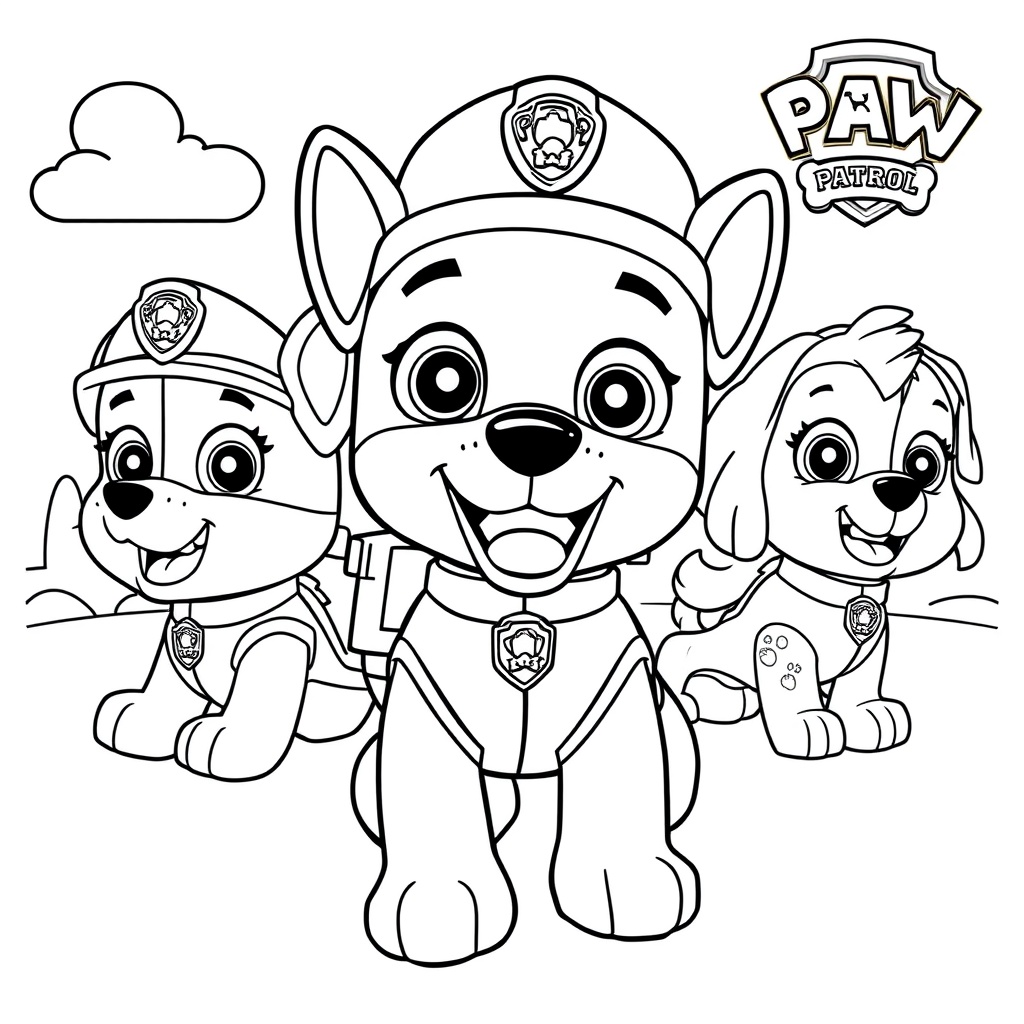 Libro para Colorear de la Patrulla Canina