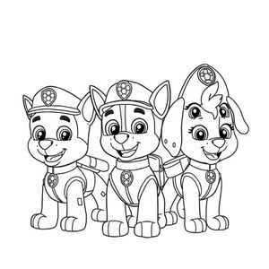 Libro para Colorear Patrulla Canina