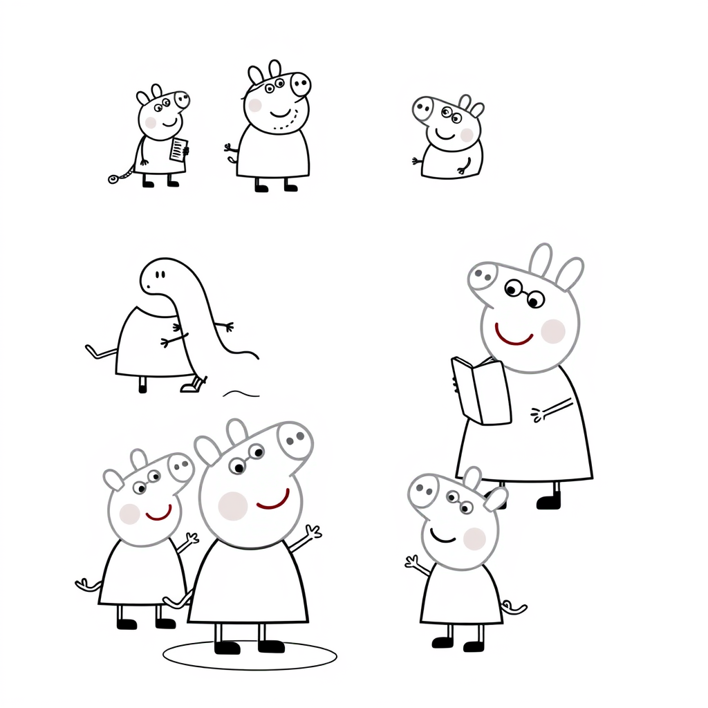 Libro para Colorear Peppa Pig