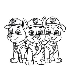 Libro para Colorear de Patrulla de Cachorros