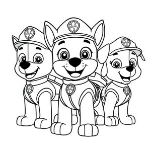 Libro para Colorear: Patrulla Canina