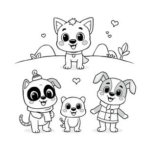 Libro para colorear de Bluey