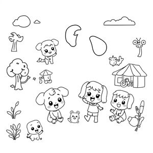 Libro de Colorear de Bluey