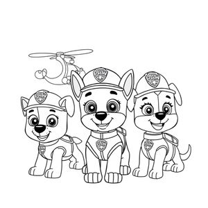 Libro para Colorear de Patrulla de Cachorros
