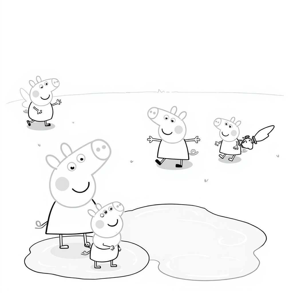 Libro de Colorear de Peppa Pig