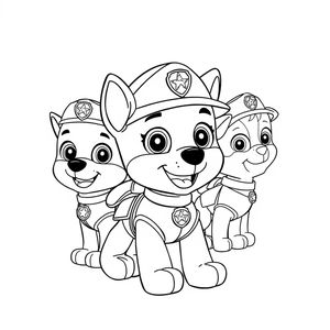 Libro para Colorear de La Patrulla Canina