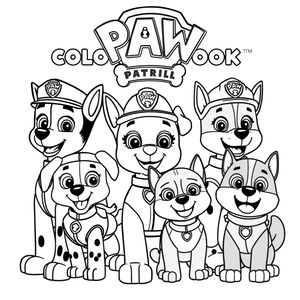 Página para Colorear de Patrulla Canina