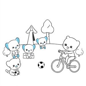 Bluey Libro de Colorear de Aventuras