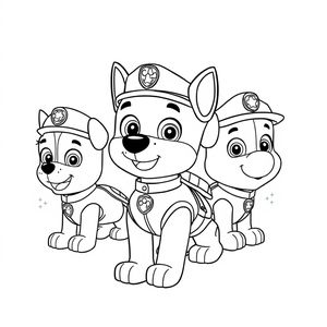 Coloreando con la Patrulla Canina