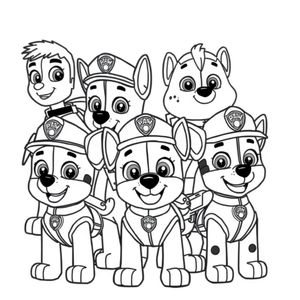 Libro para Colorear: Patrulla Canina
