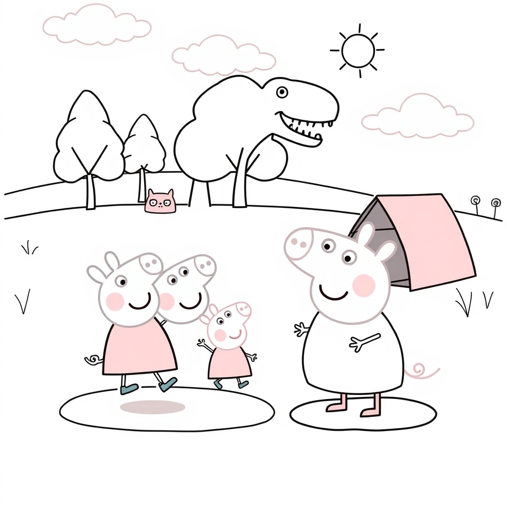 Libro para colorear Peppa Pig