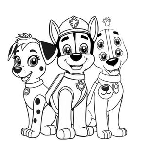 Kolorowanka Psi Patrol