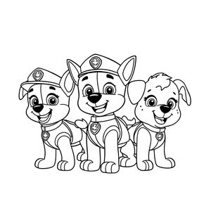 Libro para Colorear de PAW Patrol