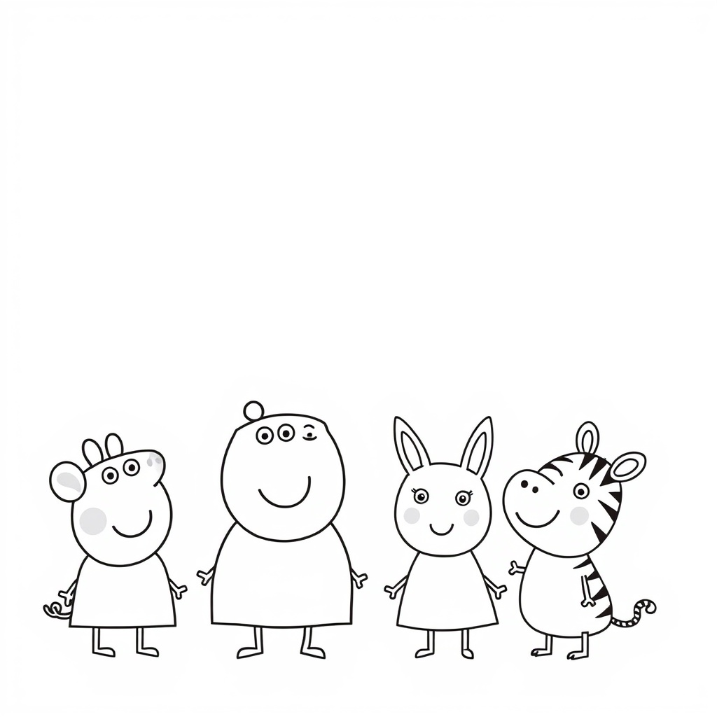 Kolorowanka Peppa Pig