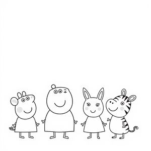 Libro para Colorear de Peppa Pig