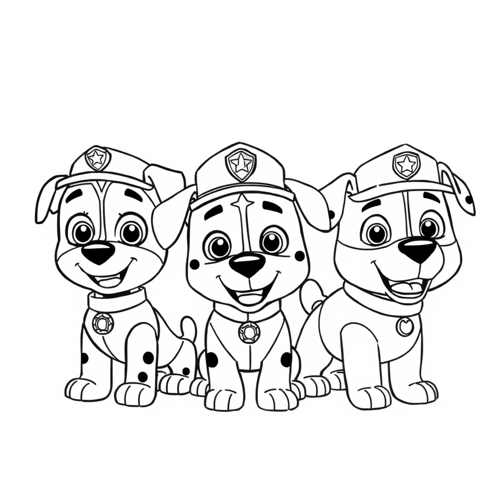 Cuaderno de Colorear de PAW Patrol