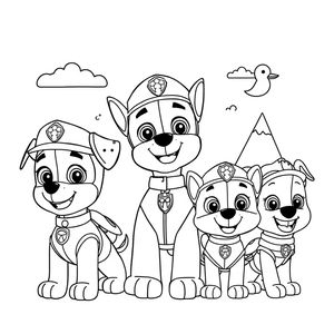 PAW Patrol: Libro para colorear de misión de rescate