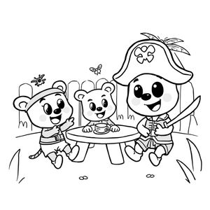 Libro para Colorear de Bluey