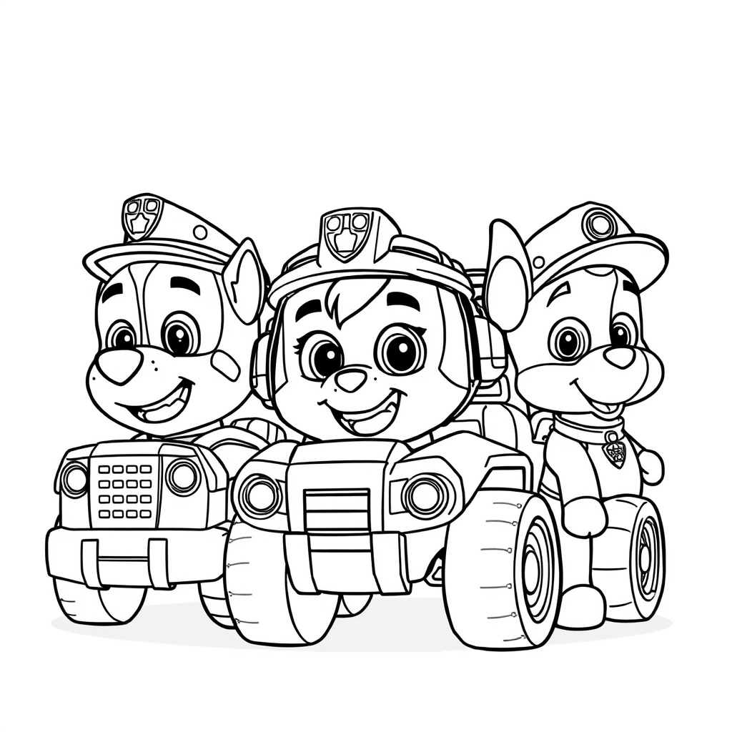 Libro para Colorear de La Patrulla Canina