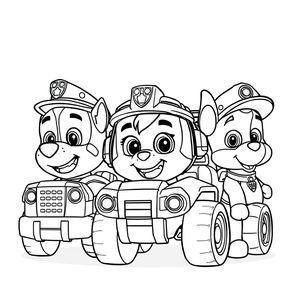 Libro para Colorear de La Patrulla Canina