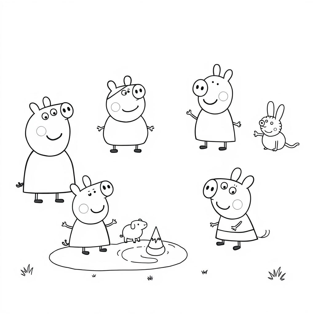 Libro para Colorear Peppa Pig
