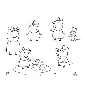 Libro para Colorear Peppa Pig