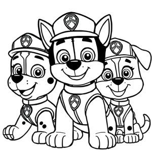 Libro para Colorear de PAW Patrol