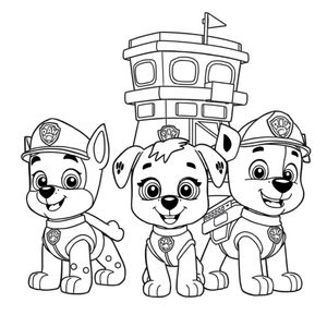 Kolorowanki Psi Patrol