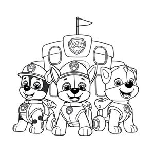 Libro para Colorear - Patrulla de Cachorros