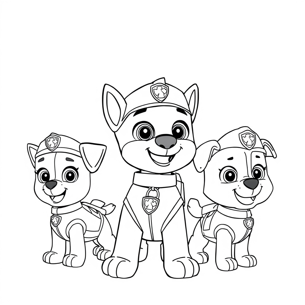 Libro para Colorear de La Patrulla Canina