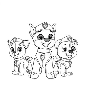 Libro para Colorear de La Patrulla Canina