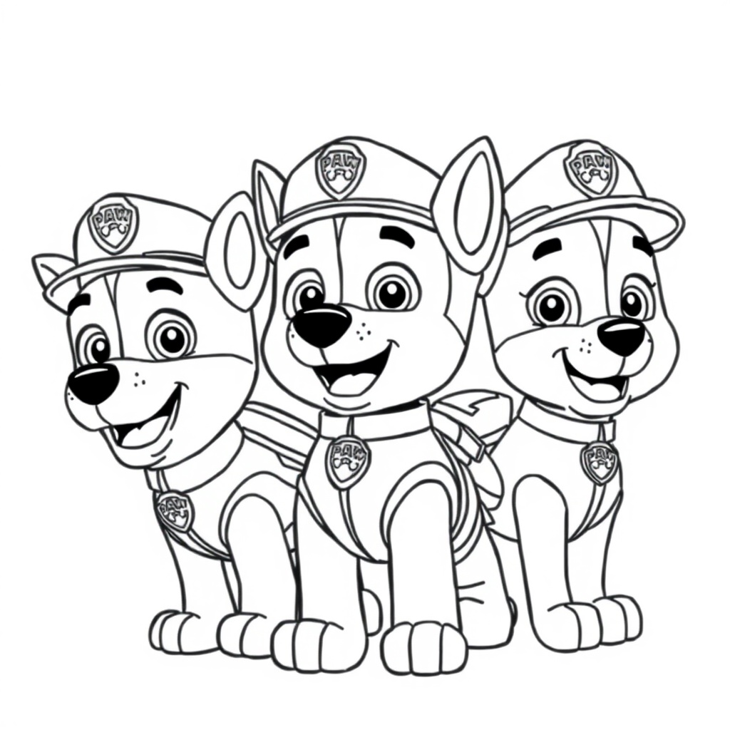 Libro para Colorear de PAW Patrol