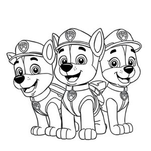 Libro para Colorear de PAW Patrol