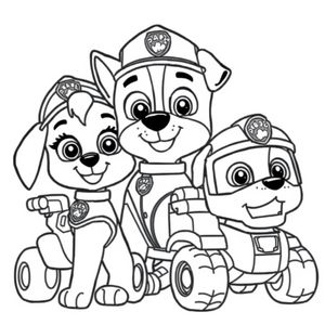 Aventura de Colorear de la Patrulla Canina