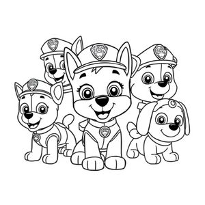 Libro para Colorear: ¡Paw Patrol en Acción!
