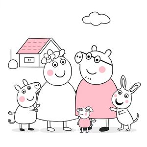 Kolorowanka Peppa Pig