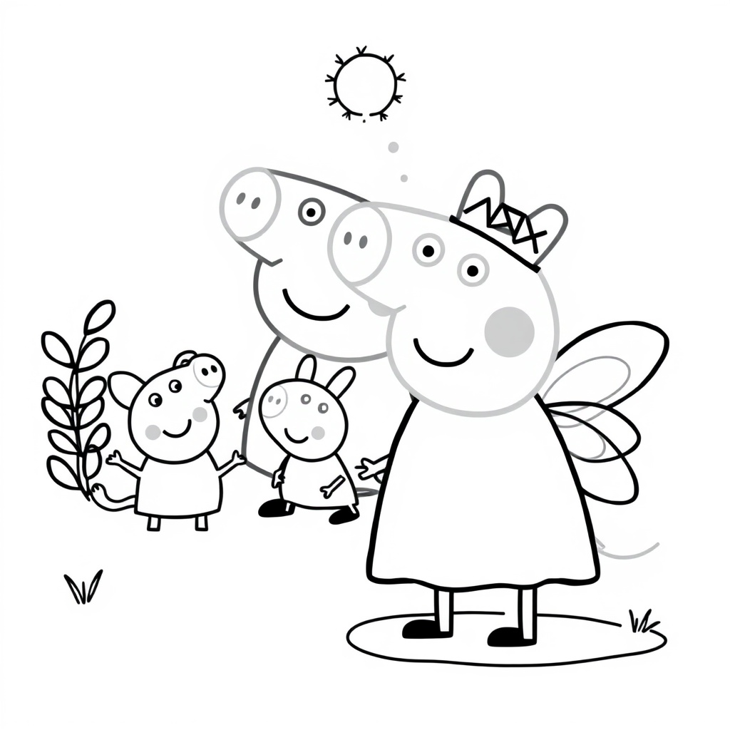 Libro de Colorear Peppa Pig