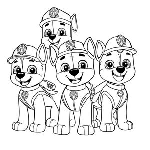 Patrulla Canina: Misiones para Colorear