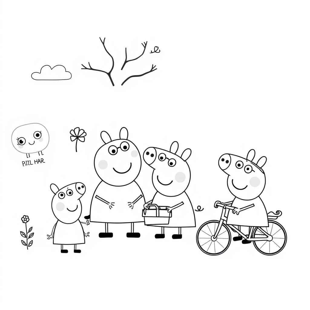 Libro para Colorear: Peppa Pig