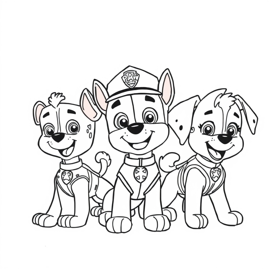 Patrulla Canina: Aventuras para Colorear