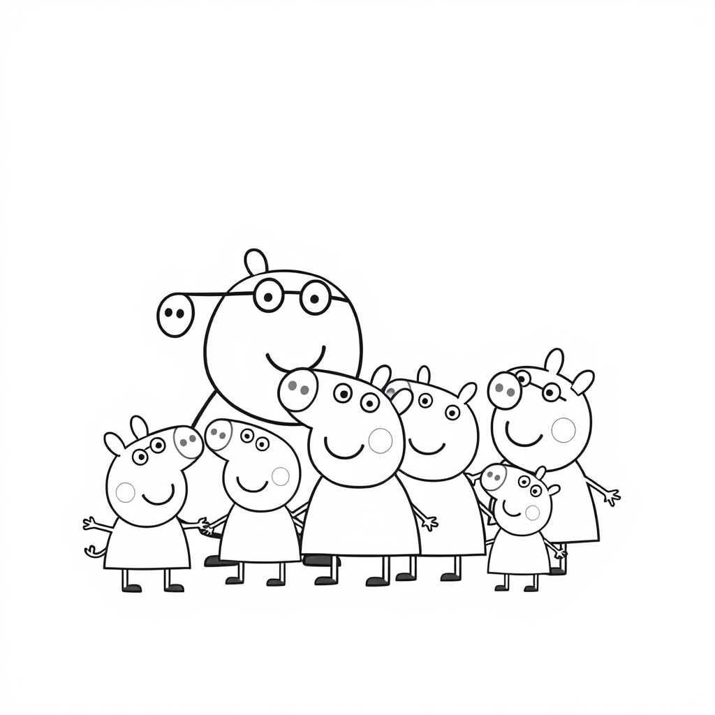 Libro para Colorear de Peppa Pig
