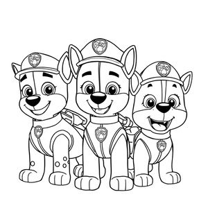 Libro para Colorear de La Patrulla Canina