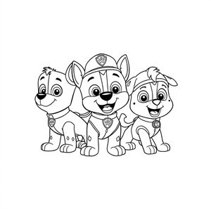 Kolorowanka: Psi Patrol
