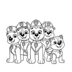 Libro para Colorear de Patrulla Canina