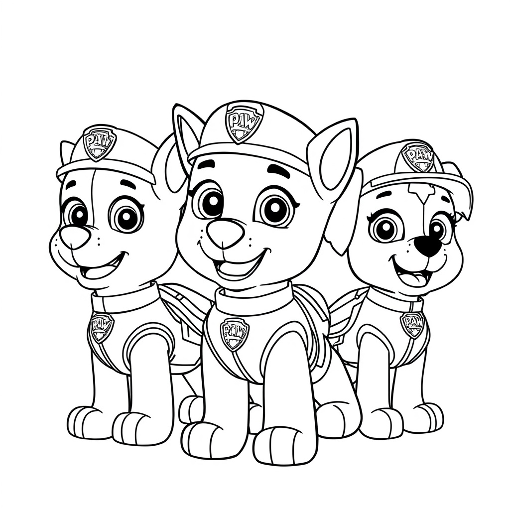 Patrulla Canina - Libro para Colorear