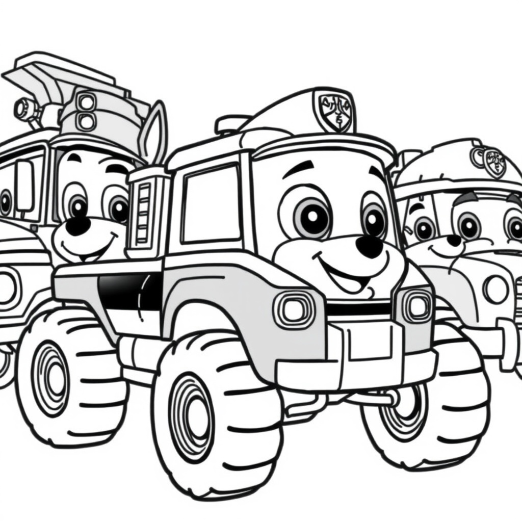 Libro para Colorear de Patrulla Canina