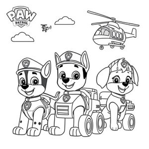 Patrulla Canina: Libro de Colorear en Acción