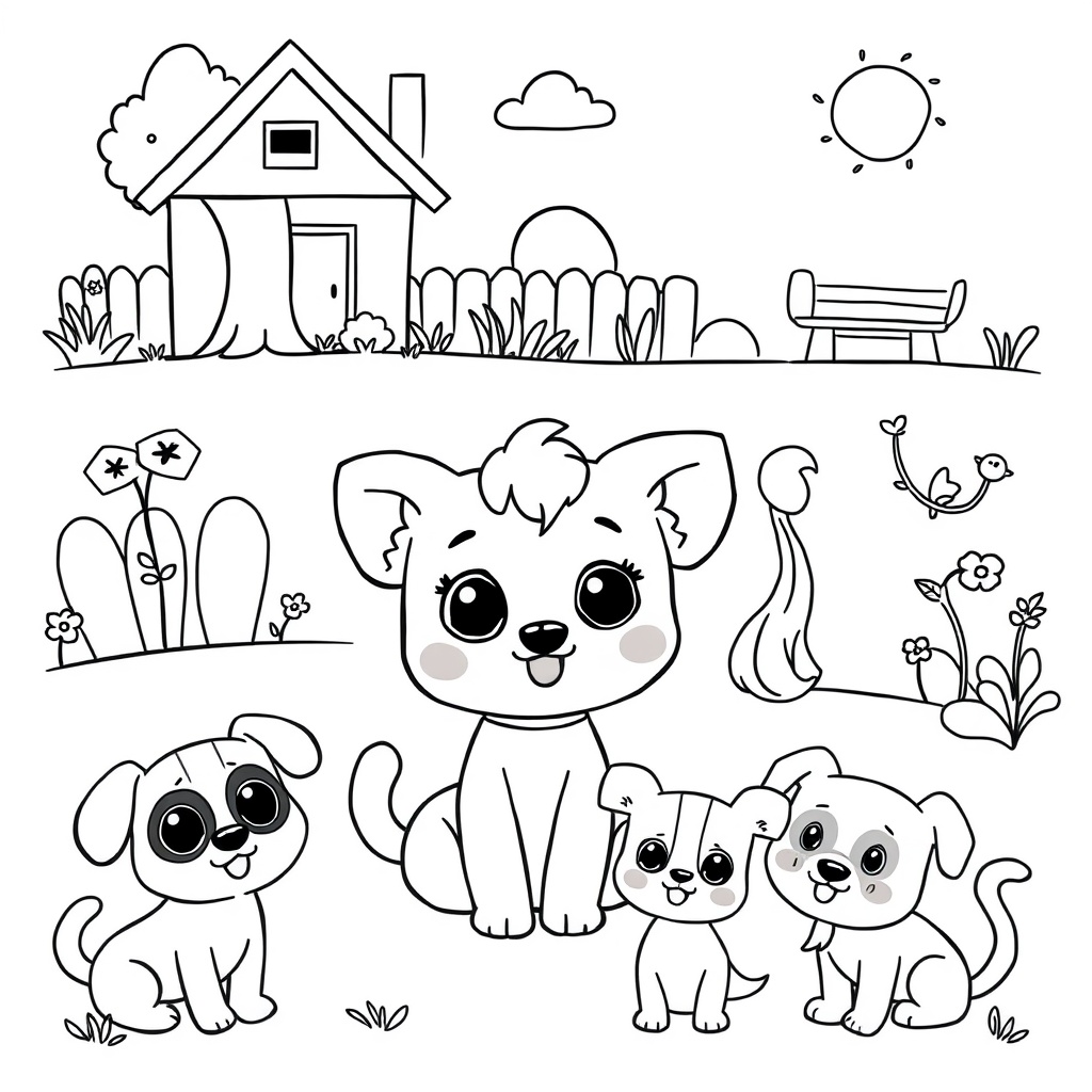 Libro para Colorear: Bluey y Amigos