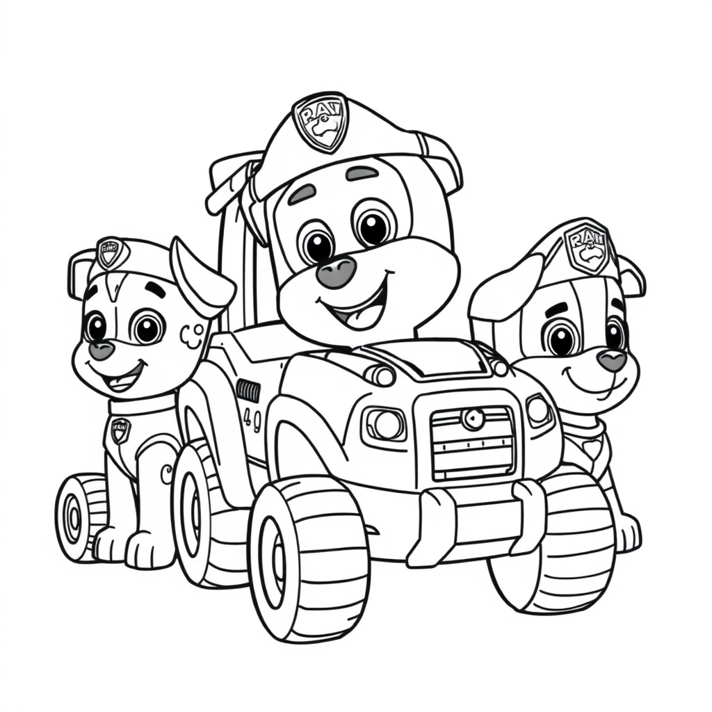 Kolorowanka Psi Patrol